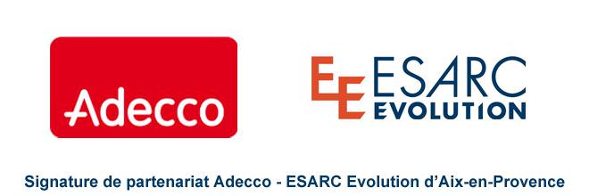 Signature du partenariat avec Adecco Signature du partenariat avec Adecco