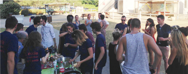 Barbecue des étudiants du BTS MUC