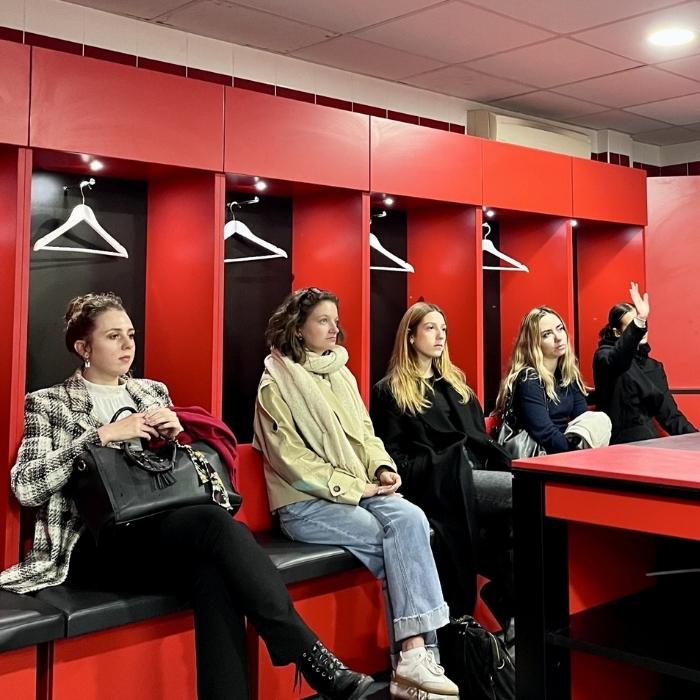 Visite du DFCO avec les BTS Communication à Dijon