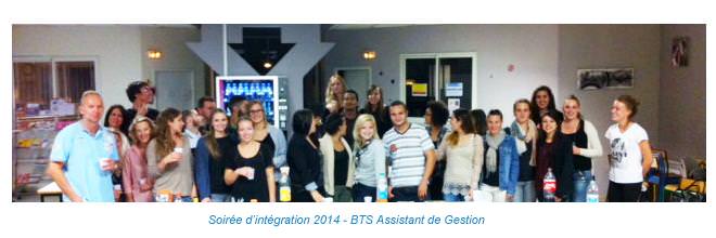 Soirée d'intégration - BTS Assistant de Gestion