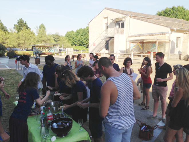 Barbecue des étudiants du BTS MUC