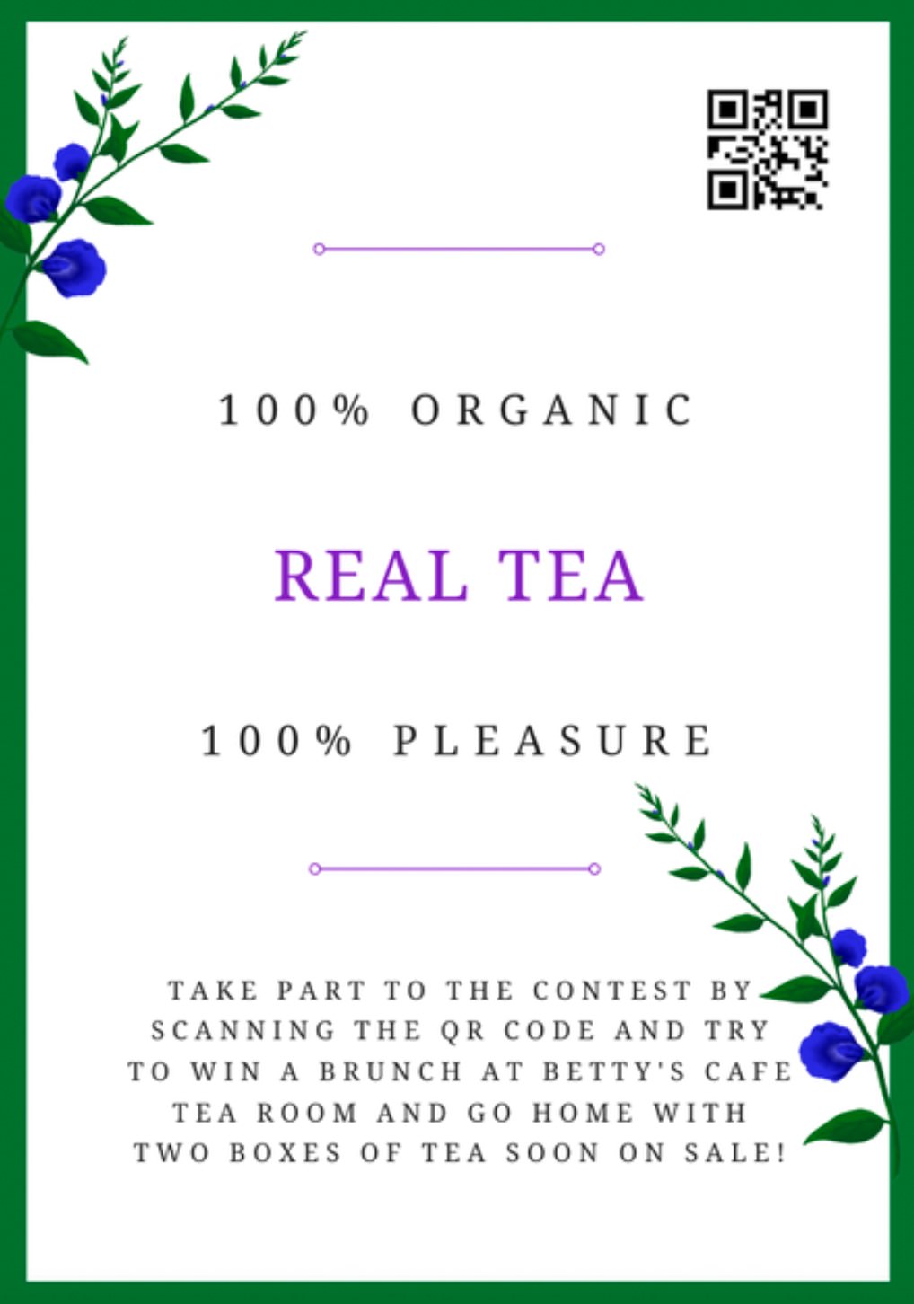 Affiche Real Tea – Équipe 6