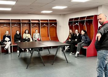 Visite du DFCO avec les BTS Communication à Dijon